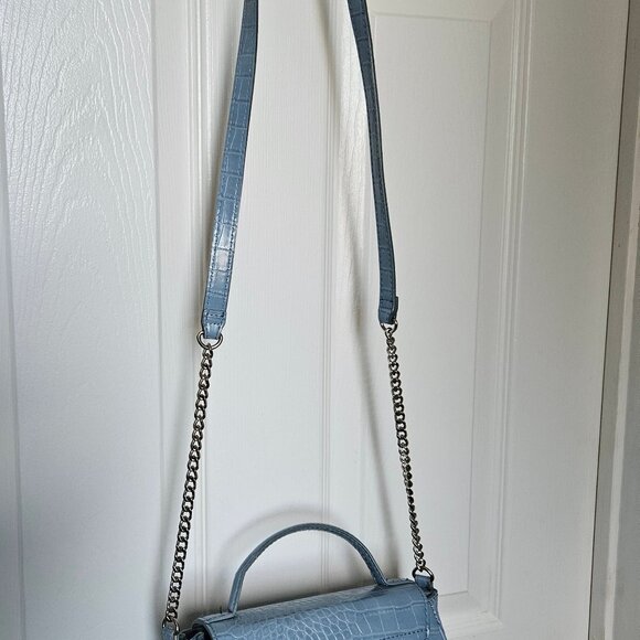ZARA Blue Crossbody Bag - Picture 2 of 10